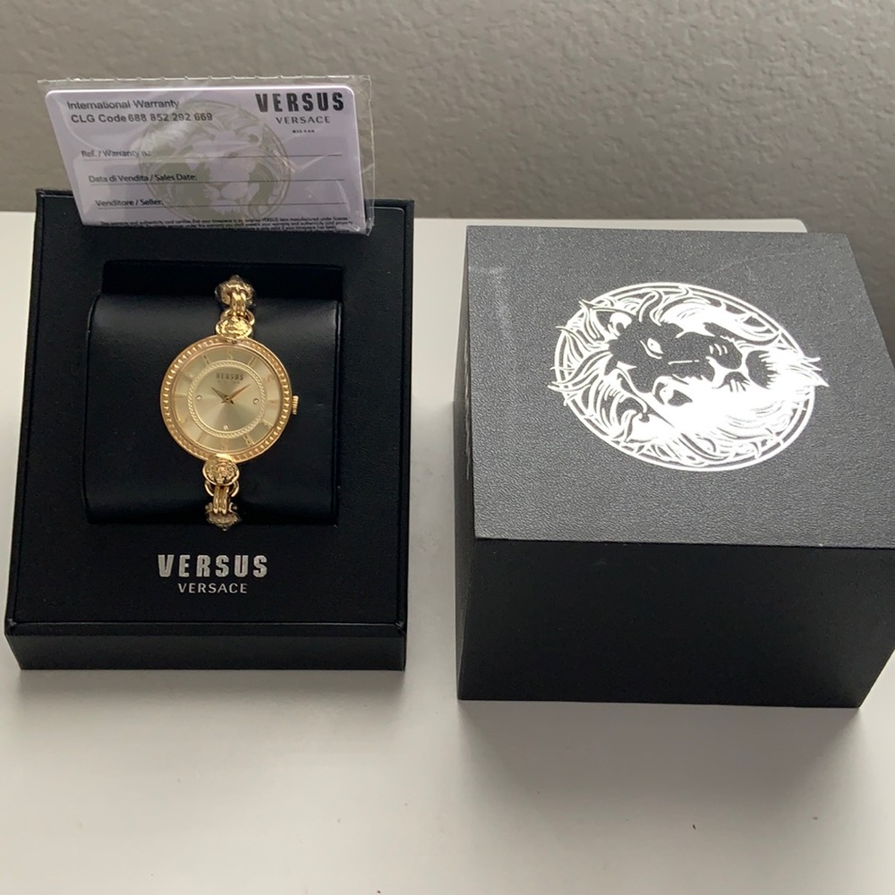 Versace gold women’s watch